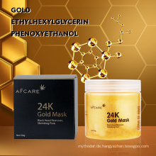 Private Label Anti-Falten und feuchtigkeitsspendender Mitesser-Entferner Collagen Peel Off Facial 24K Gold Gesichtsmaske